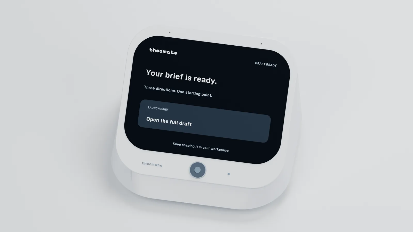 TheoMate Desk showing ready to review.